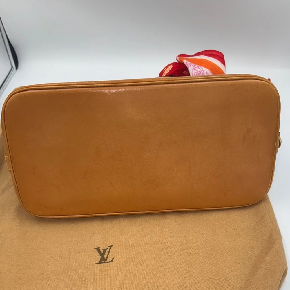 Louis Vuitton Monogram Alma Satchel with LV Dust Bag